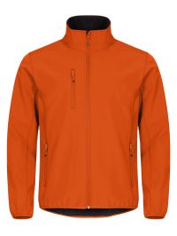 Herren Softshell Jacke Orange